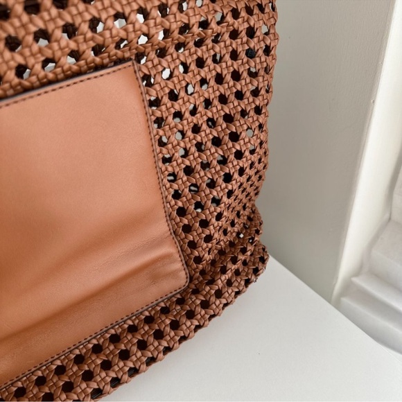 Michael Kors Large woven braided tote shoulder bag chain straps - Picture 7 of 9